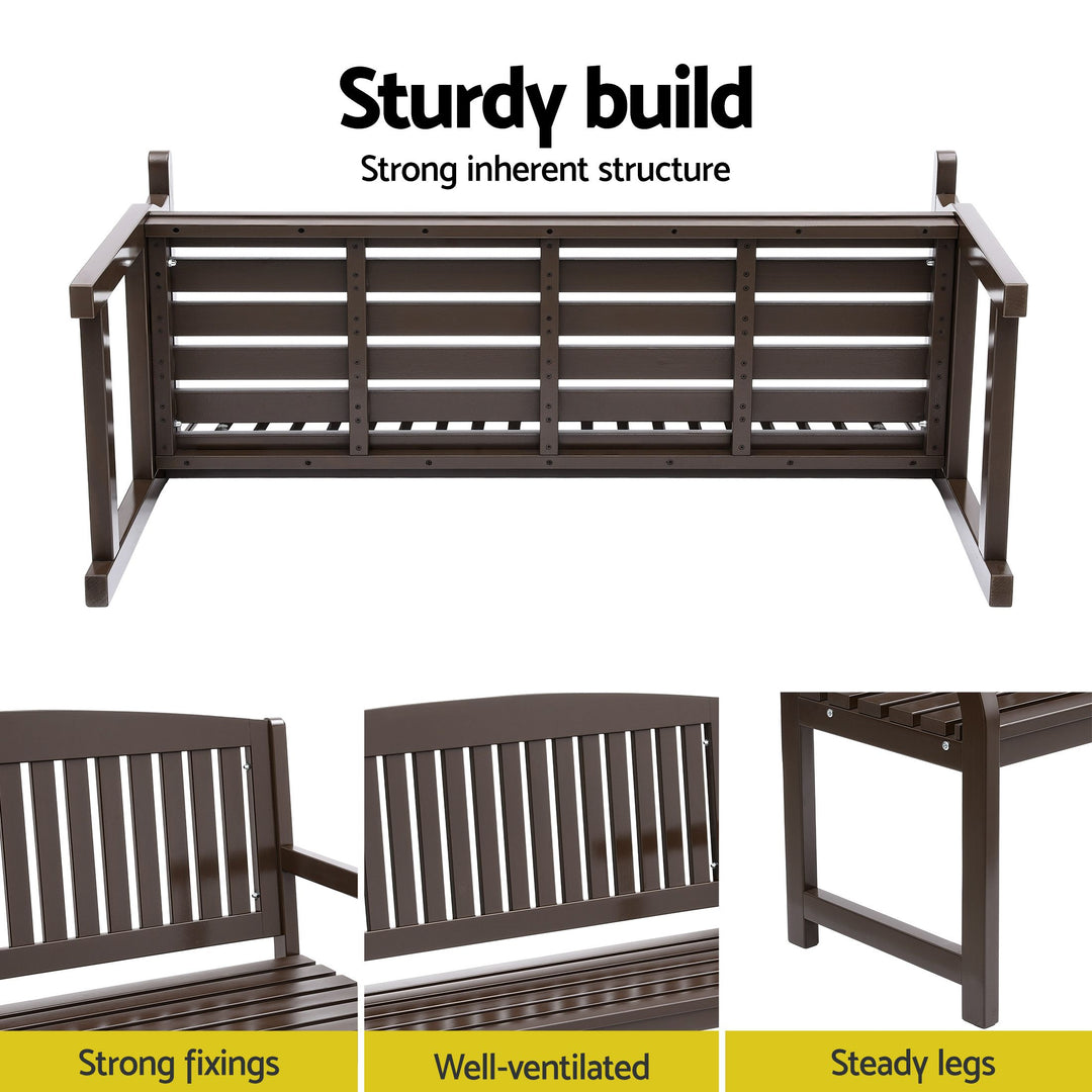 Outdoor Garden Bench Table 120cm