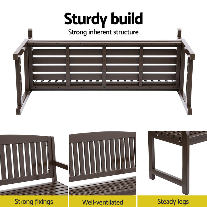Outdoor Garden Bench Table 120cm