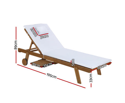 twin-wooden-sun-loungers-with-wheels-durable-white-day-bed-patio-set-diagram