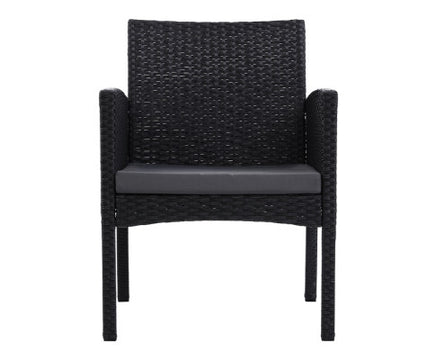 set-of-2-outdoor-bistro-chair-in-black-colour-front-view