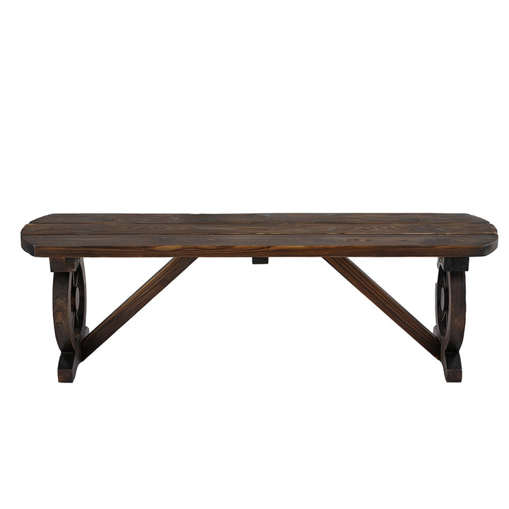 Gardeon Outdoor Garden Bench Seat Wooden Patio Furniture Wagon Dining Chair