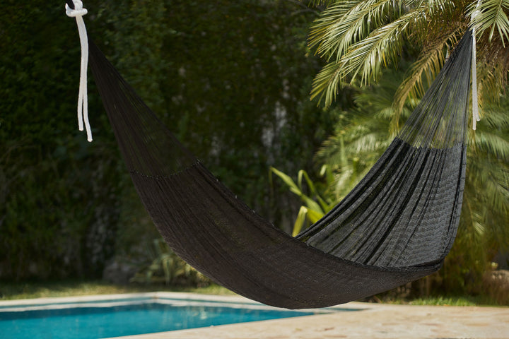Weather Resistant Deluxe Nylon Mexican Hammock