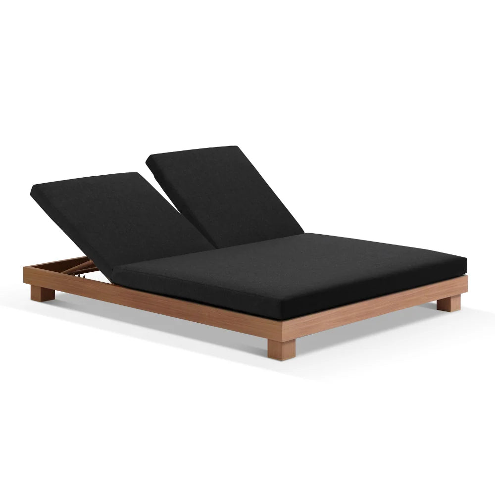 Shoal Bay Aluminium Double Sun Lounge – Adjustable