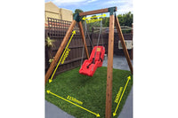Free-standing-cypress-timber-swing-frame-for-adults