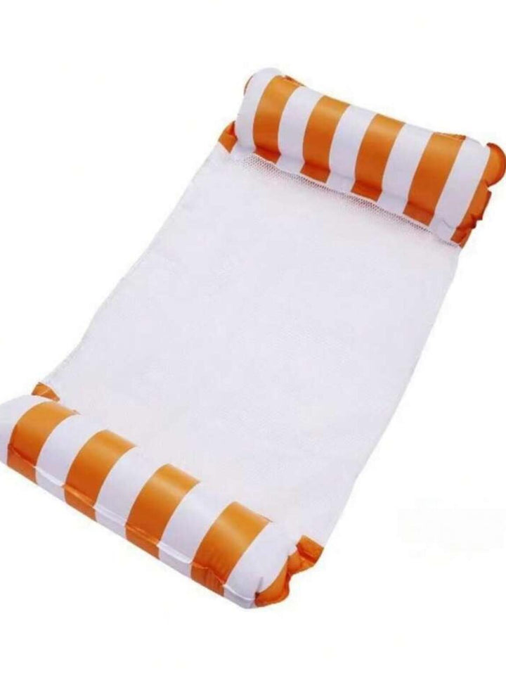 Summer Orange Inflatable Floating Water Hammock