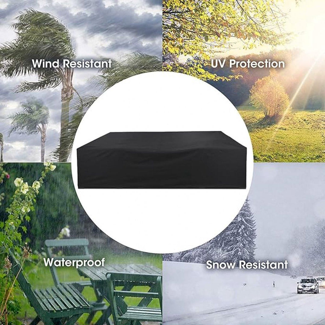 Rectangular Garden Furniture Cover, Lounge Bench Cover, Lounge Bench cover, Waterproof and UV resistant, Chairs and Benches,213 x 132 x 74 cm