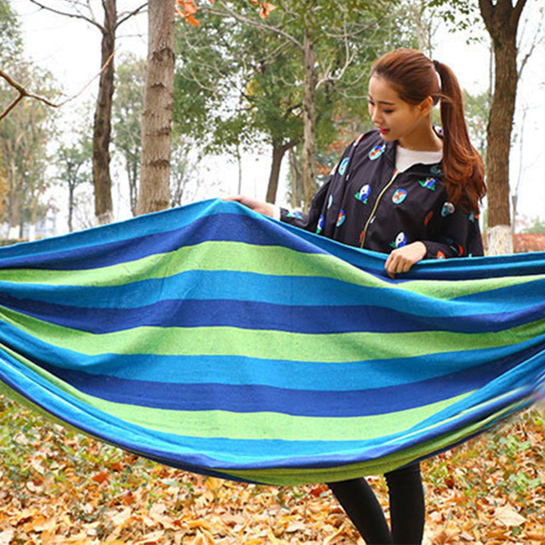SWETRACE Hammocks for Adults Canvas Blue 1Set 110x31in