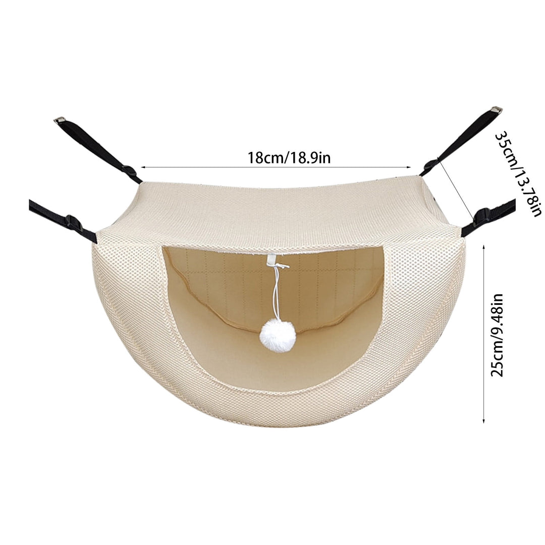 Beige Cat Cage Hammock For Small to Medium Cats