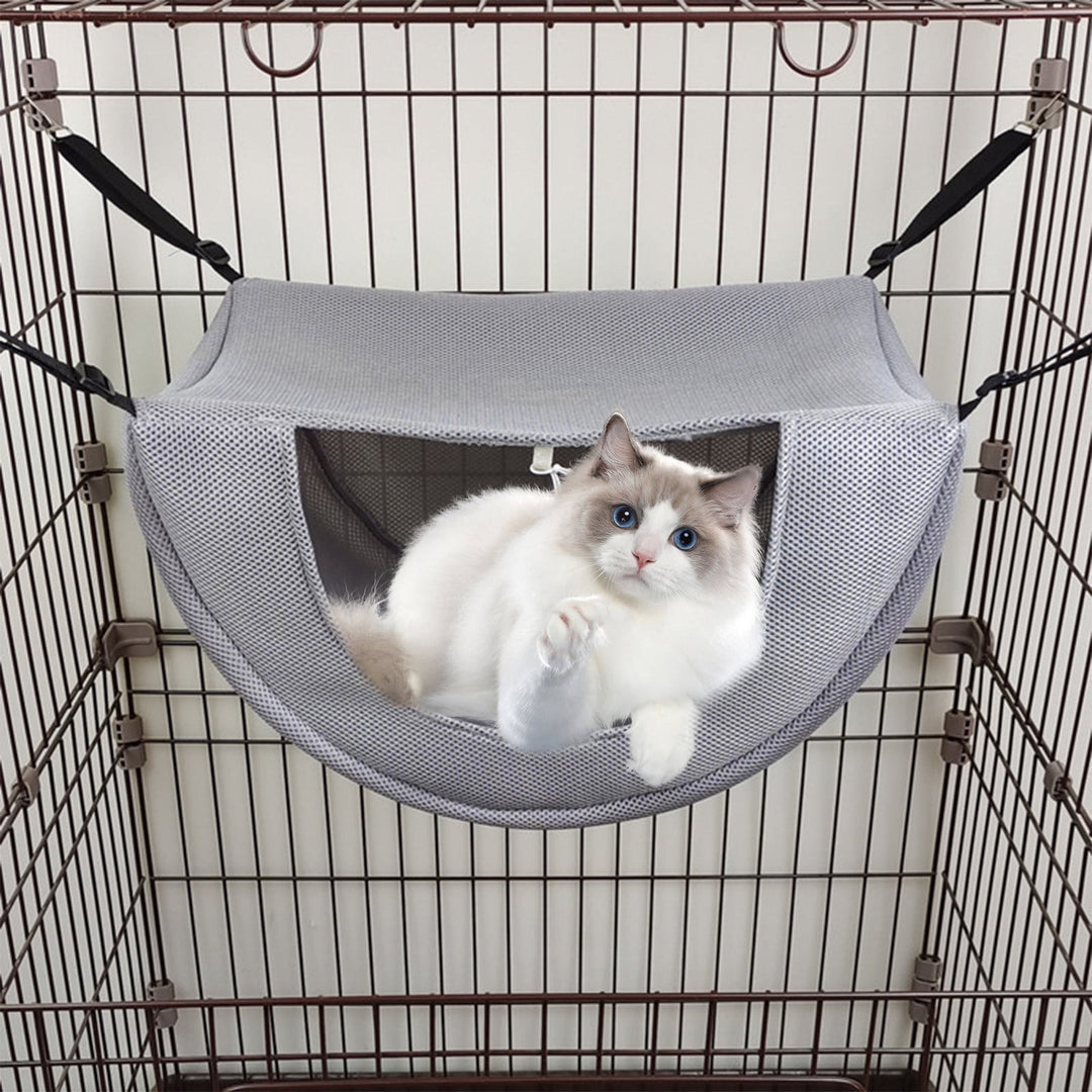Grey Pet Hanging Bed For Cats and Rabbits