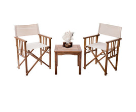 Elegant Director's Designer Dining Table and Chairs