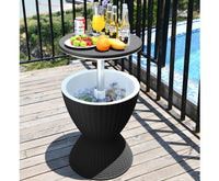 Black Al Fresco Beverage Cooling Table
