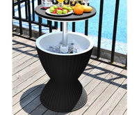 Black Al Fresco Beverage Cooling Table