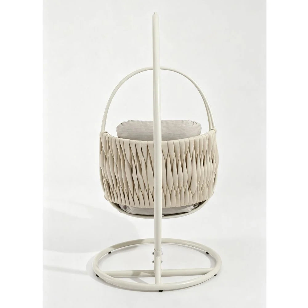 Merewether hanging egg chair with stand, holds up to 120kg