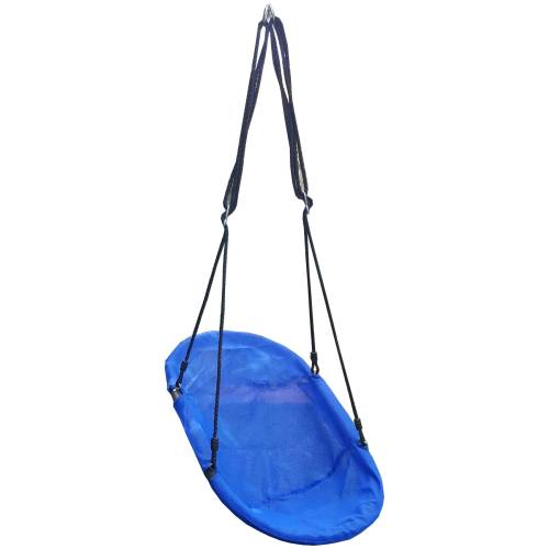 150cm Oval Playground Swing with Steel Hammock Chair Stand