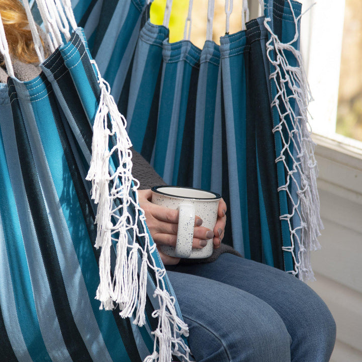 Brazilian Hammock Chair (Blue Lagoon)