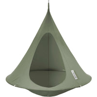kids-teepee-hanging-bed-tent-dark-green