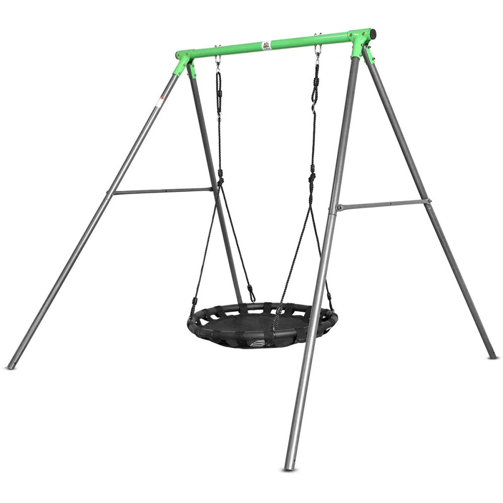 100cm Kids Cellar Steel Swing Set with Nest Swing