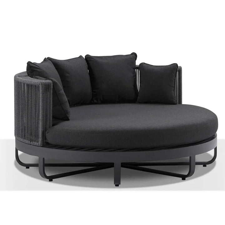 Swansea Outdoor Round Rope Daybed Sun Lounge – 160cm
