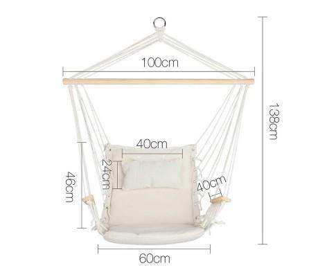 Comfy Hammock Chair in Cream