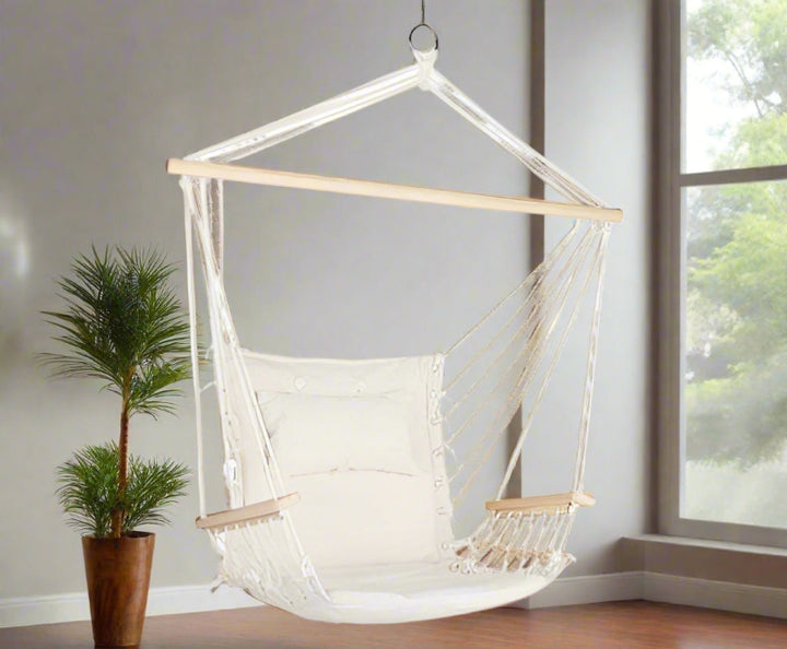 Comfy Hammock Chair in Cream