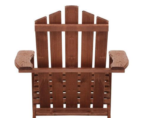 Double Wooden Outdoor Beach Deck Chair