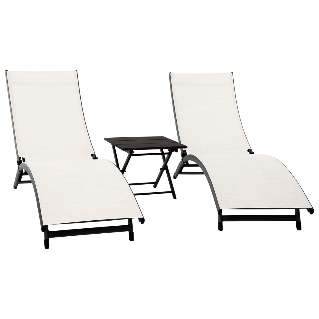 3 Piece Sun Lounger Set