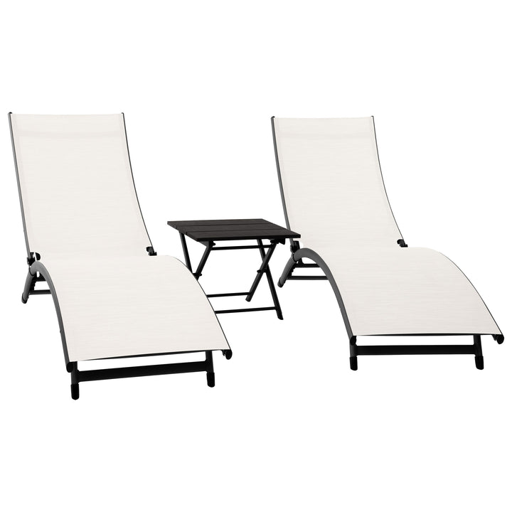 3 Piece Sun Lounger Set
