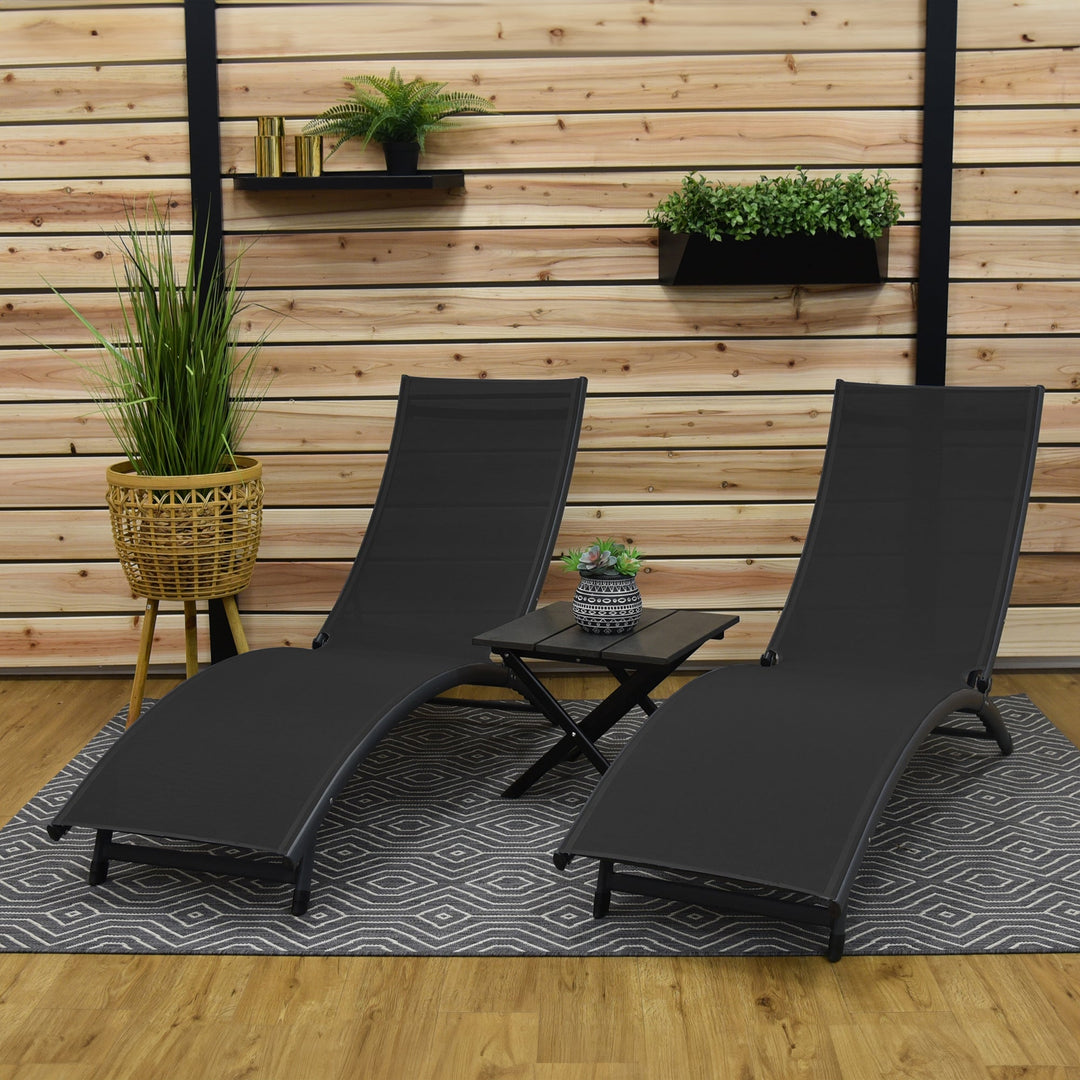 3 Piece Sun Lounger Set