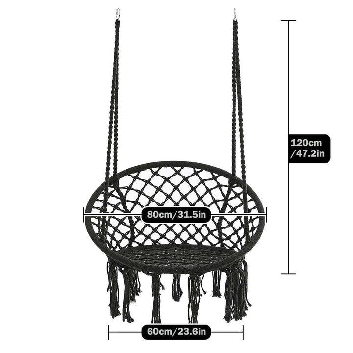 Hammock Swing Chair In Black Colour