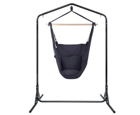Hanging Hammock Chair with Double Hammock Chair Stand