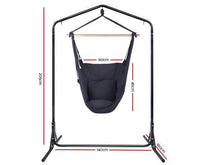 Hanging Hammock Chair with Double Hammock Chair Stand