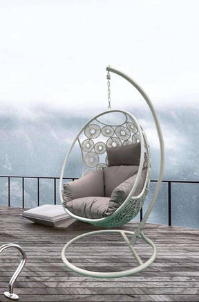 White swing chair with stand cheap