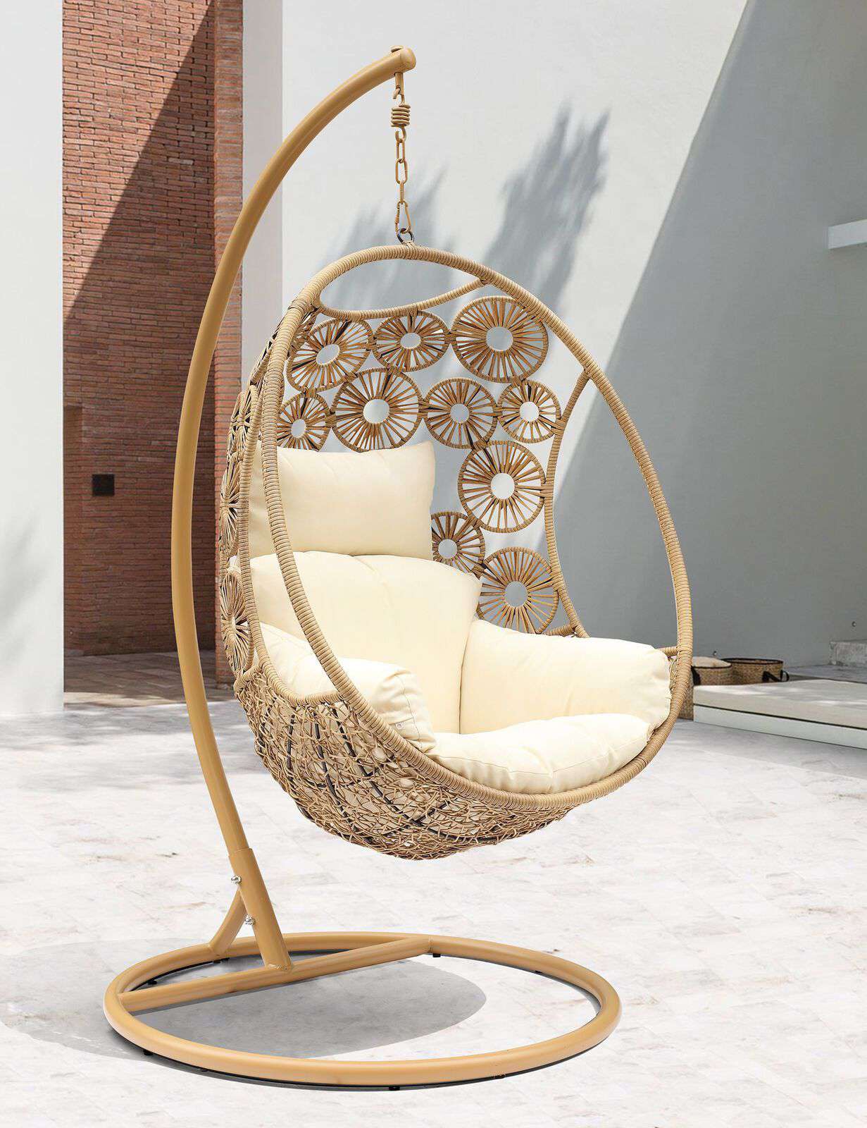 natural hanging egg chair
