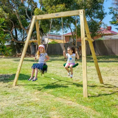 Holt 2 Timber Double Swing Set