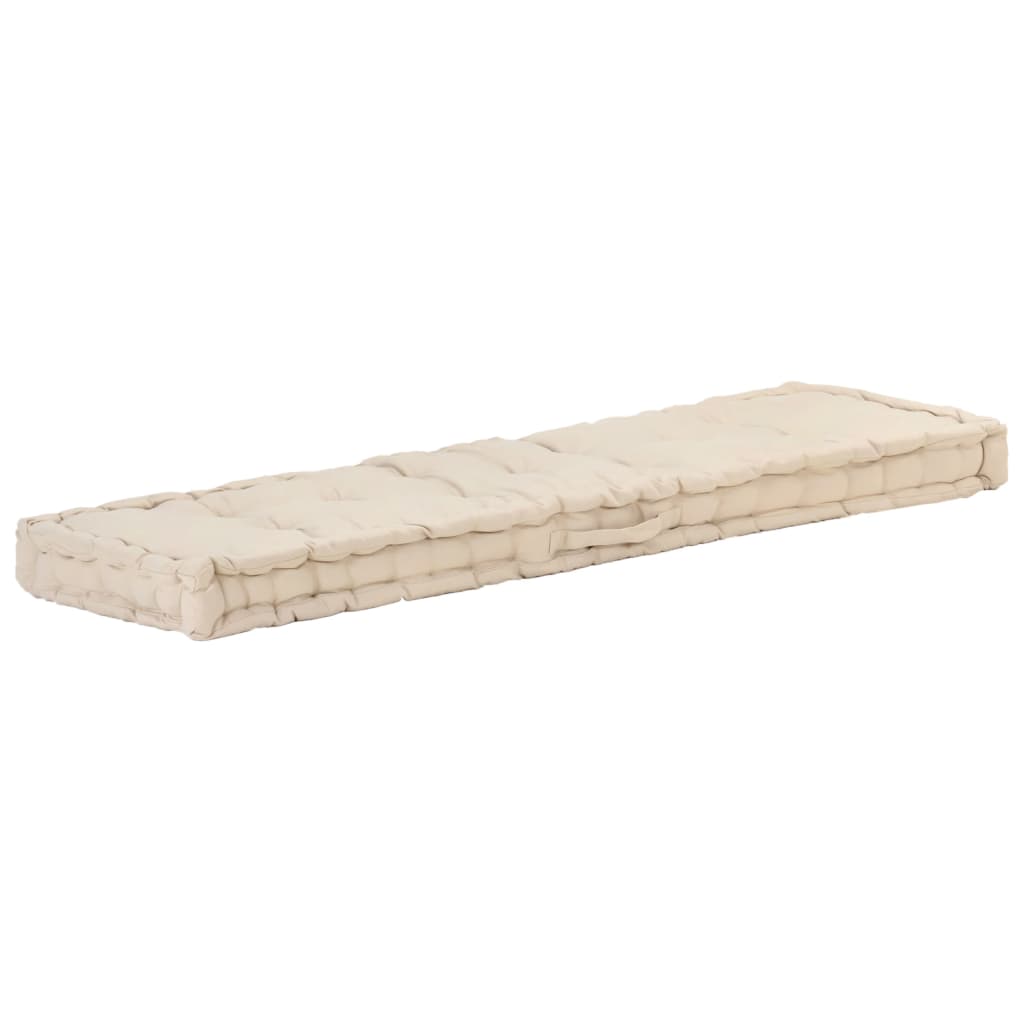 2 Pcs Pallet Floor Bench Cushions 120 x 40 x 7 CM