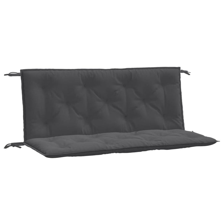 2 Pcs Garden Bench Cushions 120x50x7 CM