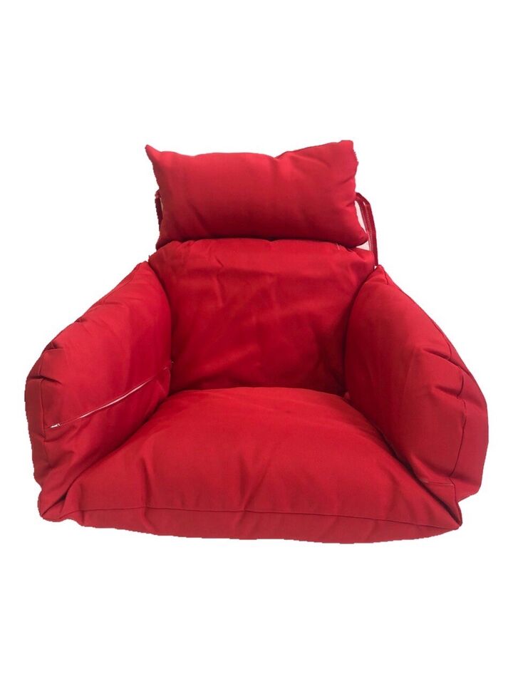 Indoor Garden Swing Egg Chair Cushion with Armrest