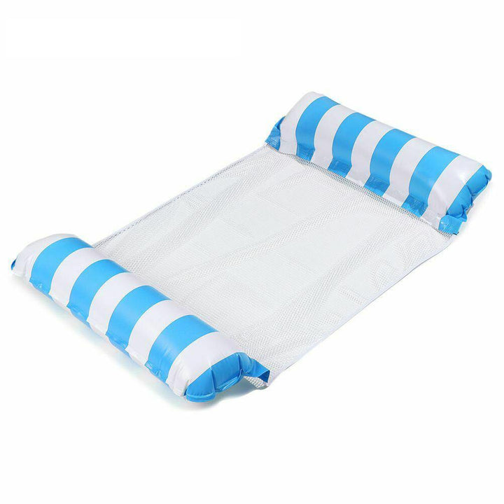 Inflatable Floating Water Hammock Float Lounge Chair Bed Swimming Chair