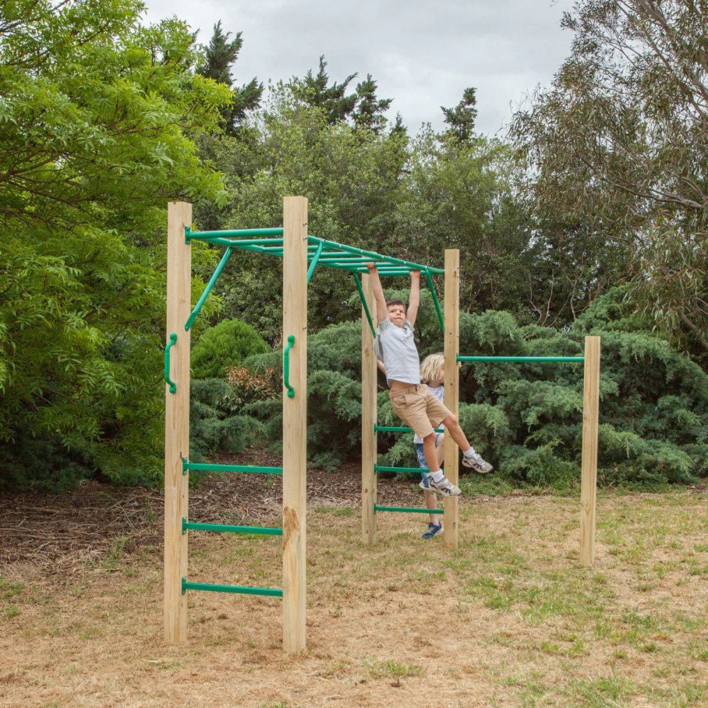 2.5m Timber Monkey Bars