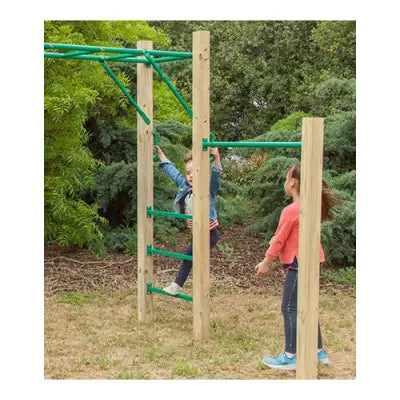 2.5m Timber Monkey Bars