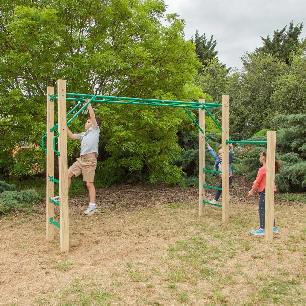 2.5m Timber Monkey Bars
