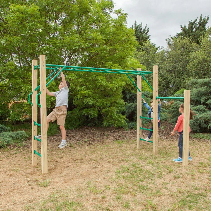 2.5m Timber Monkey Bars