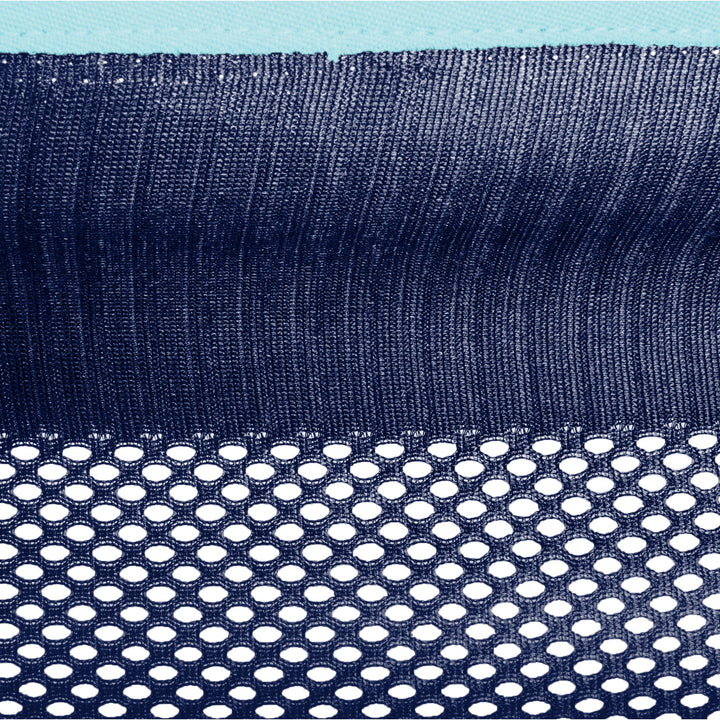 Mesh Double Hammock in Navy and Turquoise