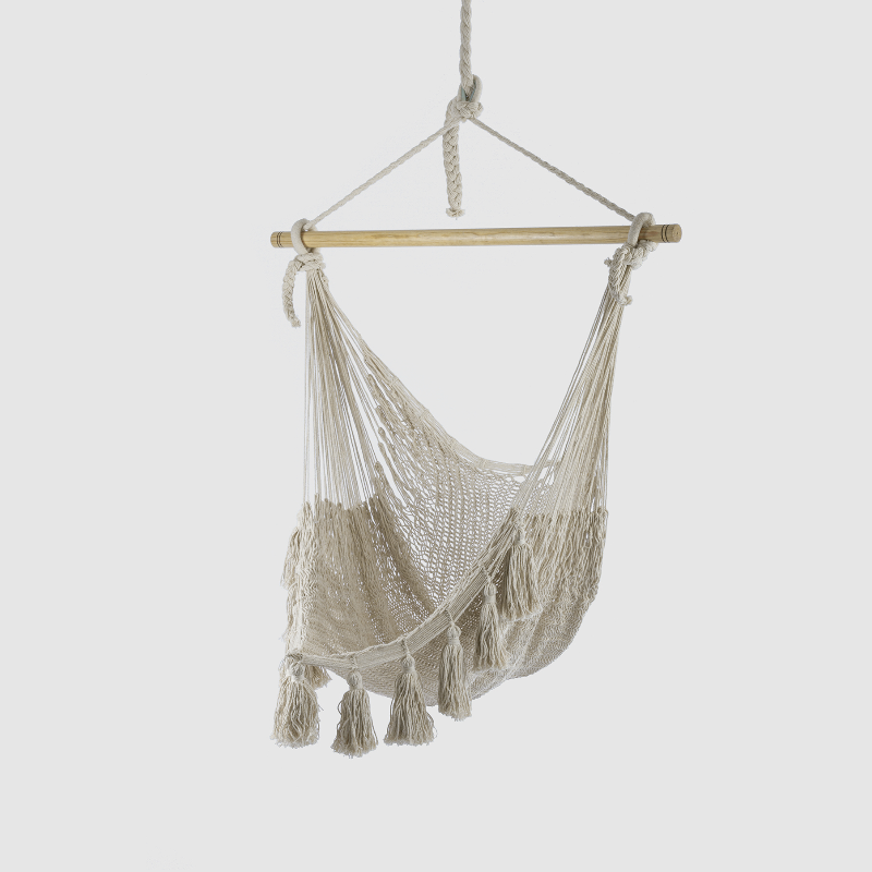 Mexican Hammock Chair Deluxe in Cream