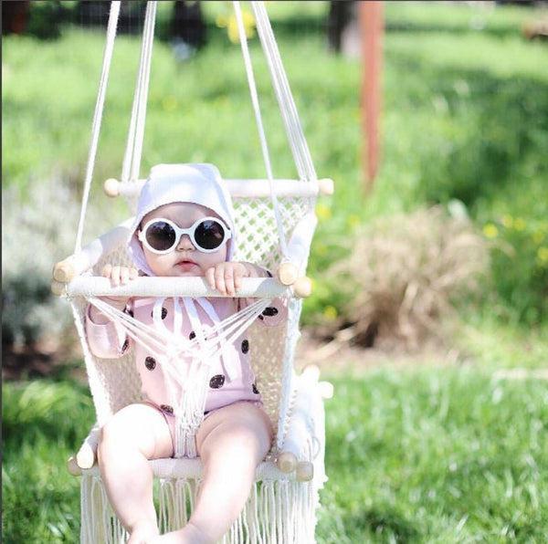 Handmade Macrame Baby Swing Chair Safe, Stylish, and Perfect for
