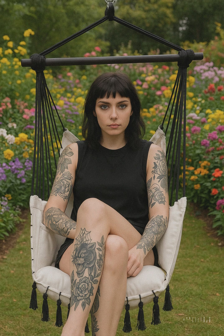 Hammock Chair with Tassels