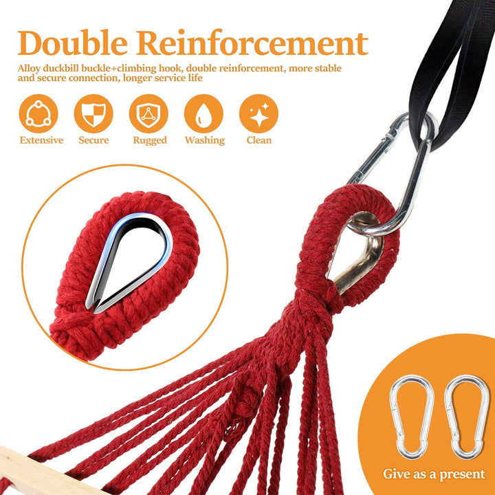 Portable Oversize Hammock with Carrying Bag - 250 KG