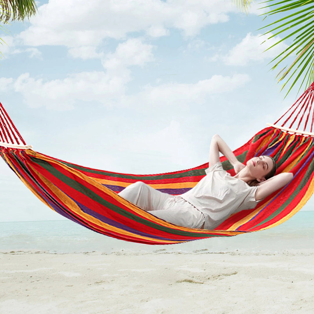 Portable Oversize Hammock with Carrying Bag - 250 KG