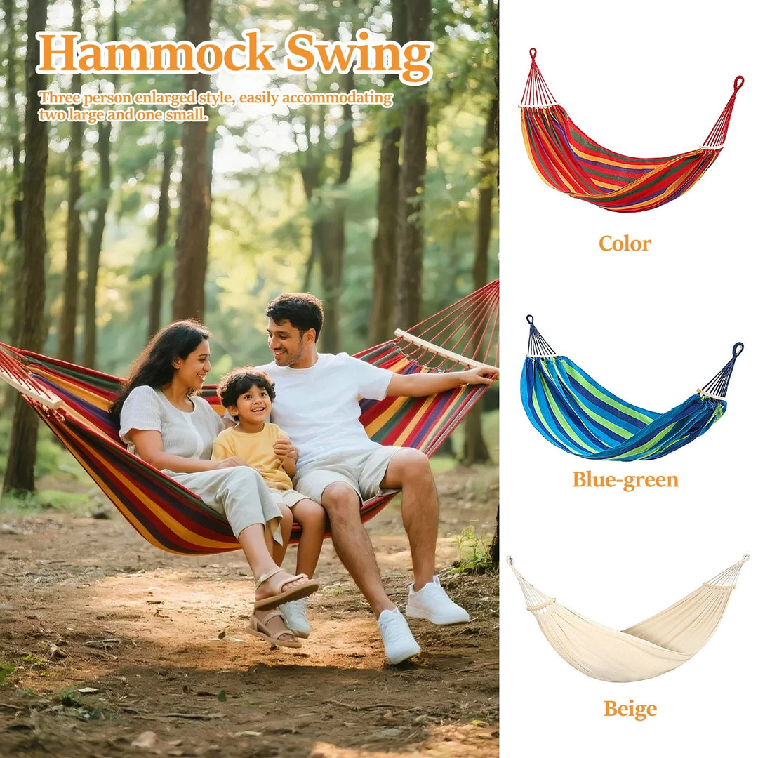 Portable Oversize Hammock with Carrying Bag - 250 KG