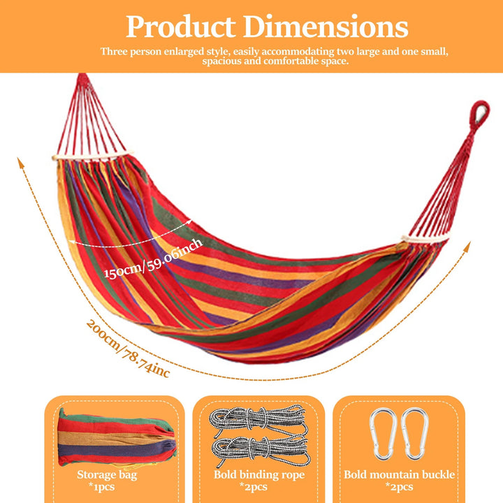 Portable Oversize Hammock with Carrying Bag - 250 KG